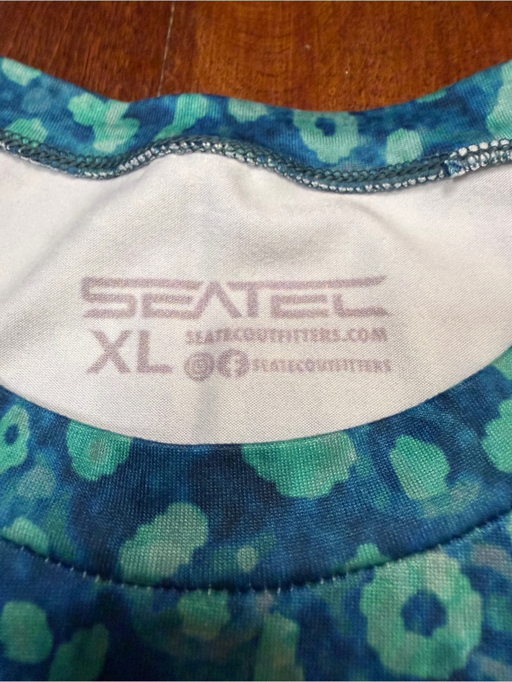 Seatec - Eagle Ray Sport Tec Crew UV Long Sleeve Fishing Men sz. XL - Picture 5 of 8